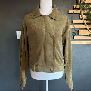 Mine Olive Corduroy Utility Jacket